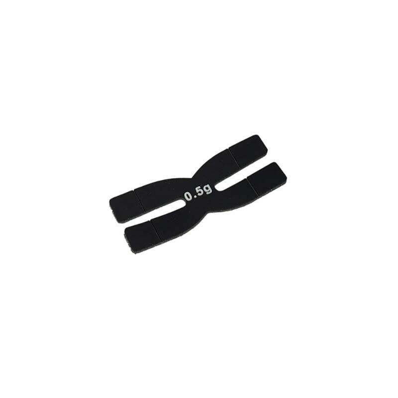 Raqueta de badminton Tennis de peso y equilibrio tiras raqueta equilibrador de tipo H 3g de raqueta de tenis barra de equilibrio 7: Black