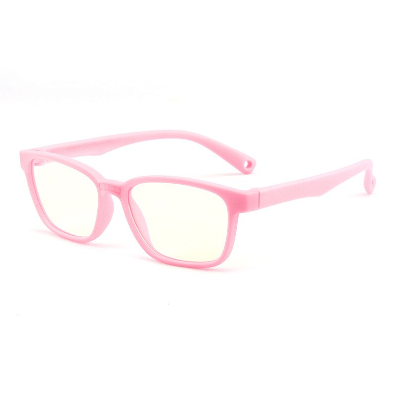 Gafas de bloqueo de luz azul para chico y niño, gafas de Marco TR90 para niño y niña, anteojos rectangulares de ordenador óptico transparente S442: C3