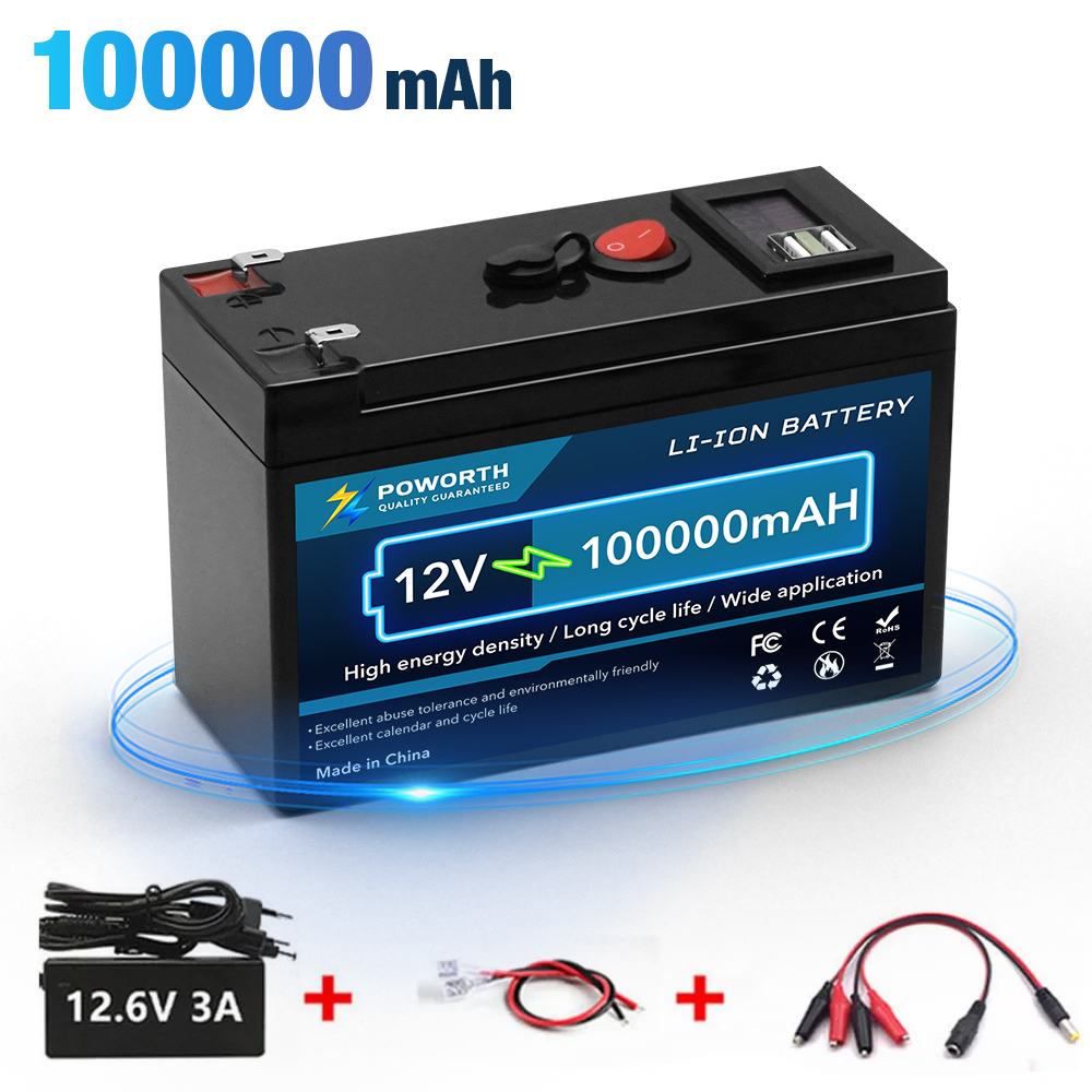 12v x 150ah litiumbatteri med inbyggd bms, lämplig för förvaring av husbil, off-grid-system, solenergisystem för marinbruk