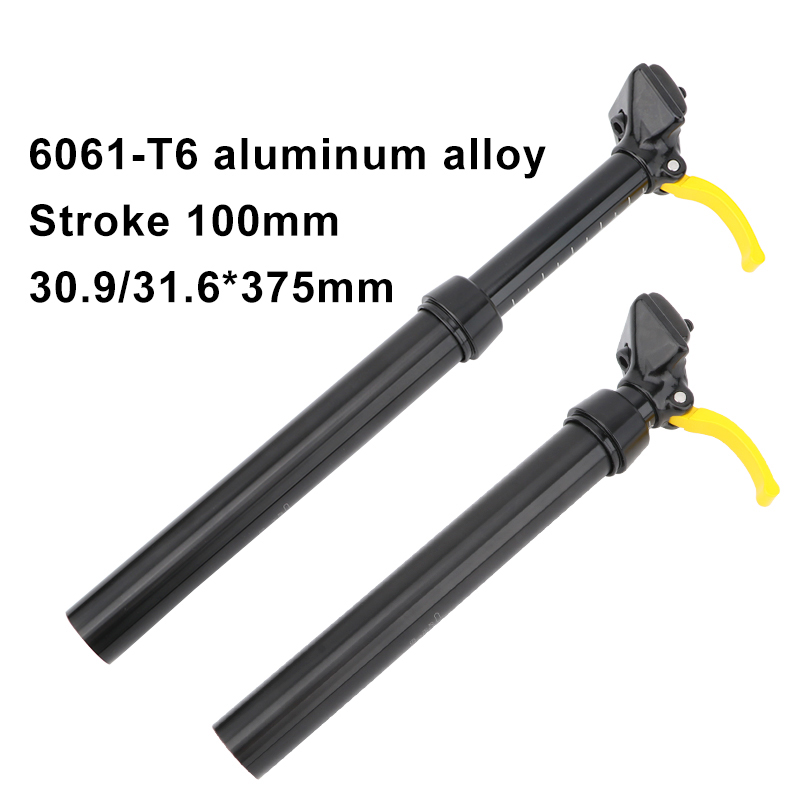 MEROCA – tige de selle télescopique rétractable vtt, en alliage d&#39;aluminium, 30 9, commande manuelle, Tube de selle hydraulique, levier de retrait