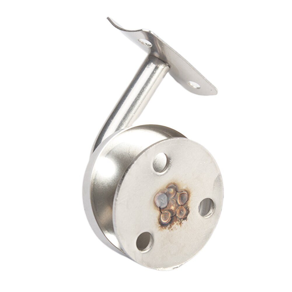 Stair Handrail Brackets - 90 Degree Stainless Steel Handrail Brackets Wall Mounted Handrail Balustrade 4.7x3.2cm