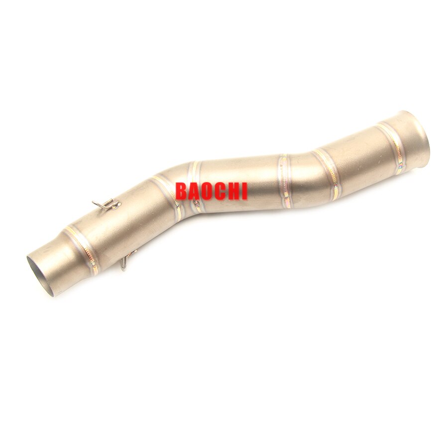 Motorfiets Uitlaat Adapter Mid Buis Kant Sluit Link Pijp Escape Voor Yamaha Yzf R1 Uitlaatpijp