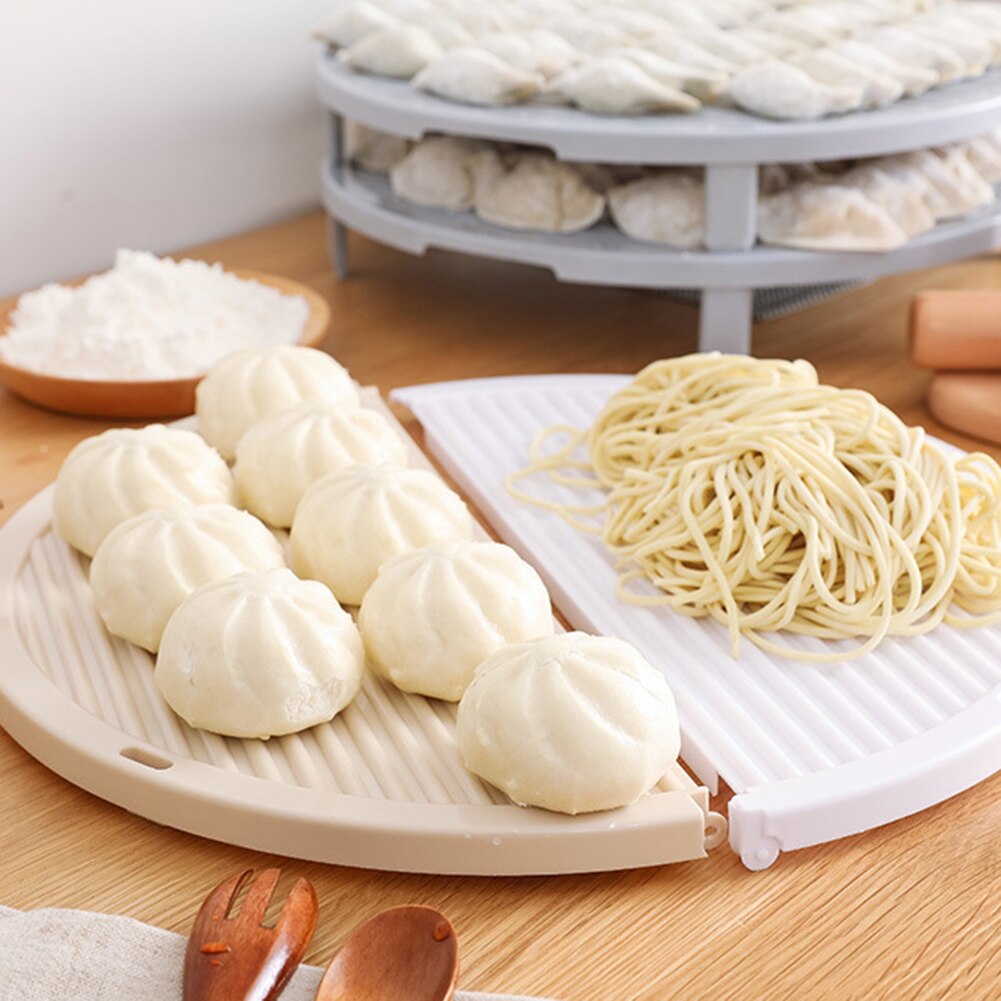 Anti-collage pliable pâtes monocouche couverture boulettes plateau de tampon outil de cuisine boulette napperon couverture rideau boulettes plateau