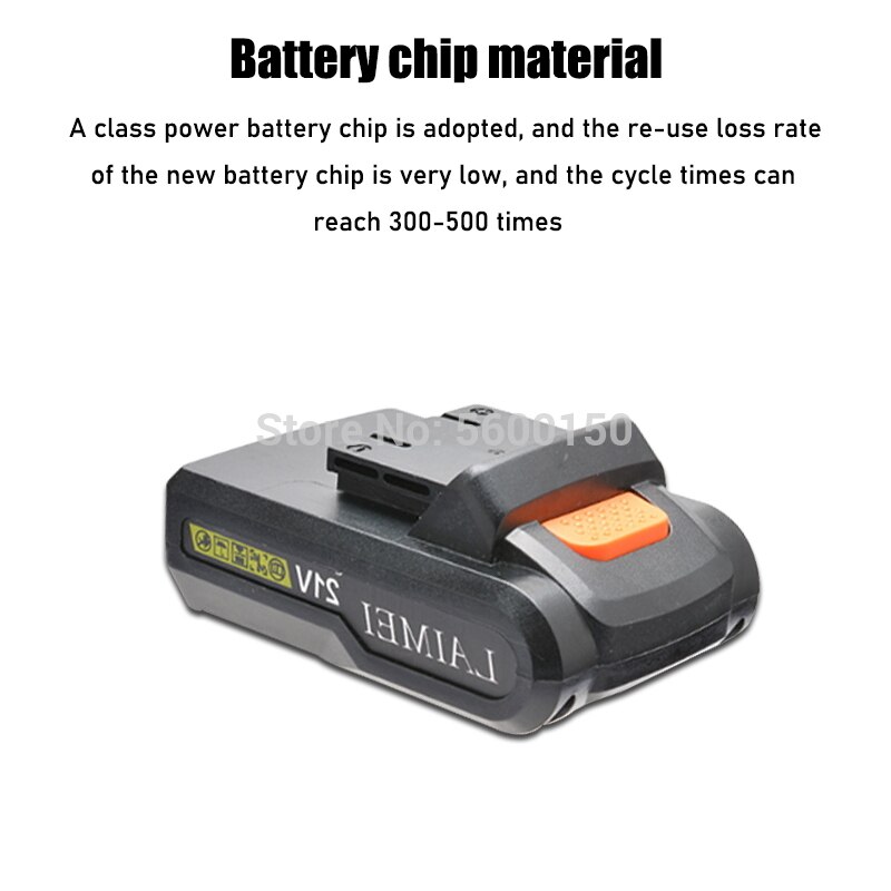 21V Power Lithium Battery Large Capacity Cordless Electric Screwdriver Battery Mini drill lithium battery