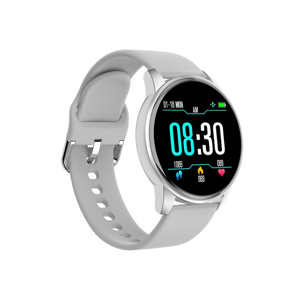 Geekbes G5 Bluetooth Slimme Horloge 1.3 Inch Mannen Vrouwen Sport Horloge Hartslagmeter Pk Q8 Q9 Iwo 8 9 smartwatch Fitness Tracker: White