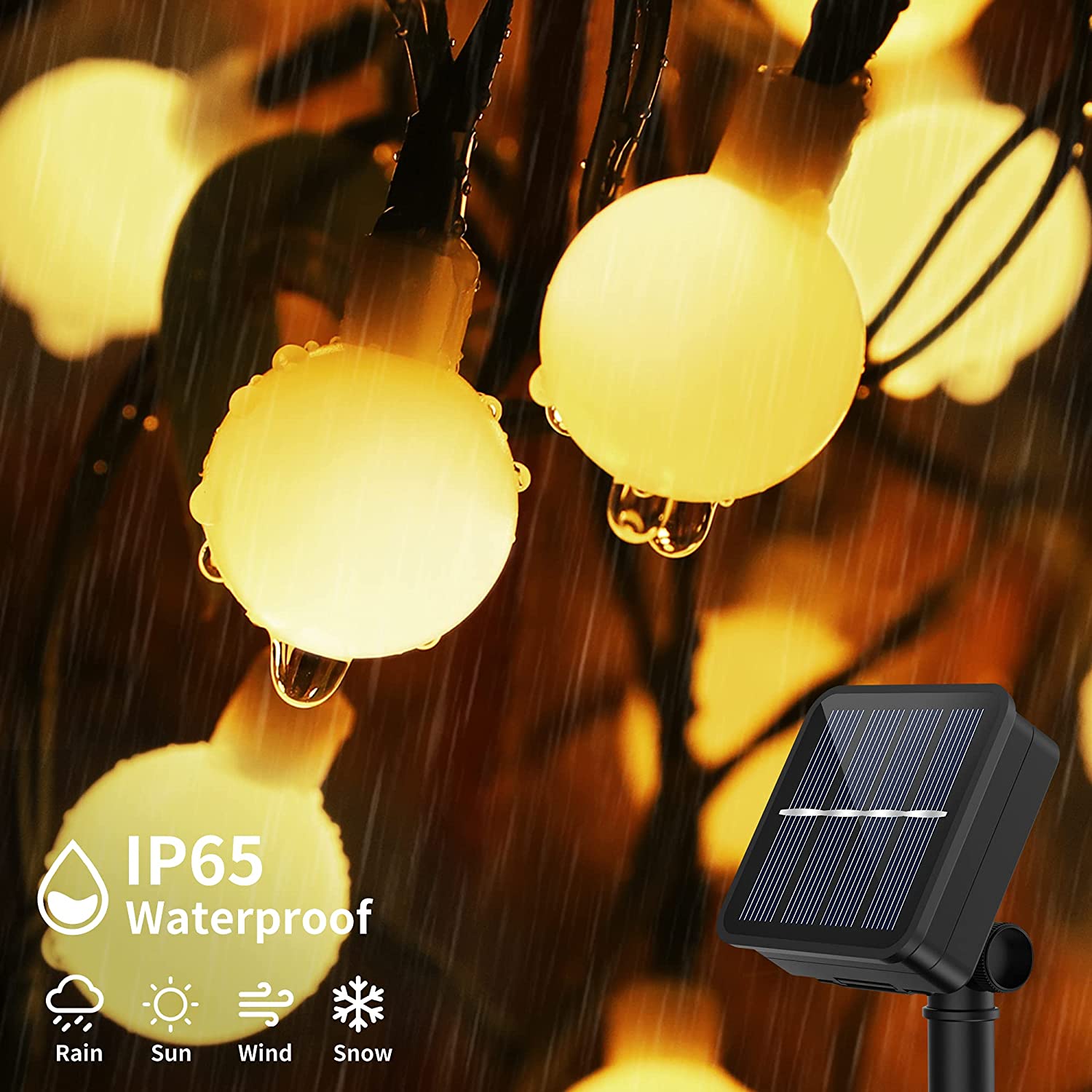 LED Solar Light Decoration Outdoor Fence Garden Street Garland String Light Festoon LED Light IP65 Waterproof Fairy Lamp