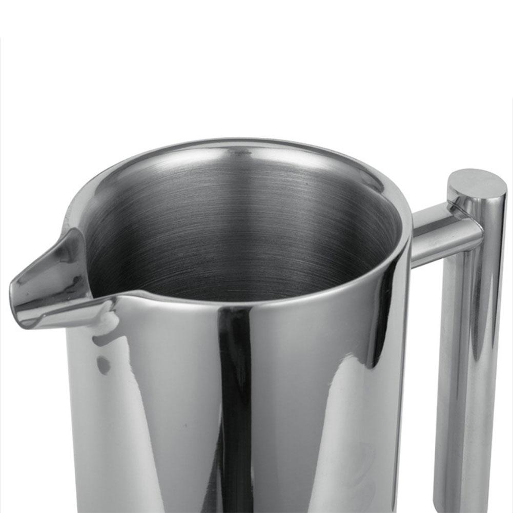 Stainless Steel French Press Coffee Maker Double Wall Coffee Press with 2 Level Filtration