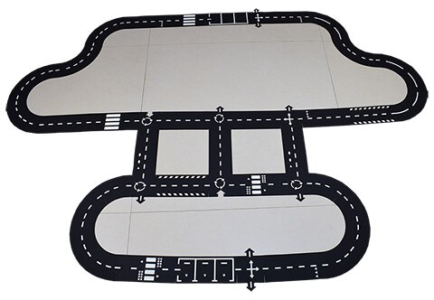 Kinderen Road Building Snelweg Speelgoed Auto Verkeer Rijbaan Flexibele Pvc Puzzels Track Play Set Diy Universele Accessoires Spel Scene: 50pcs big set