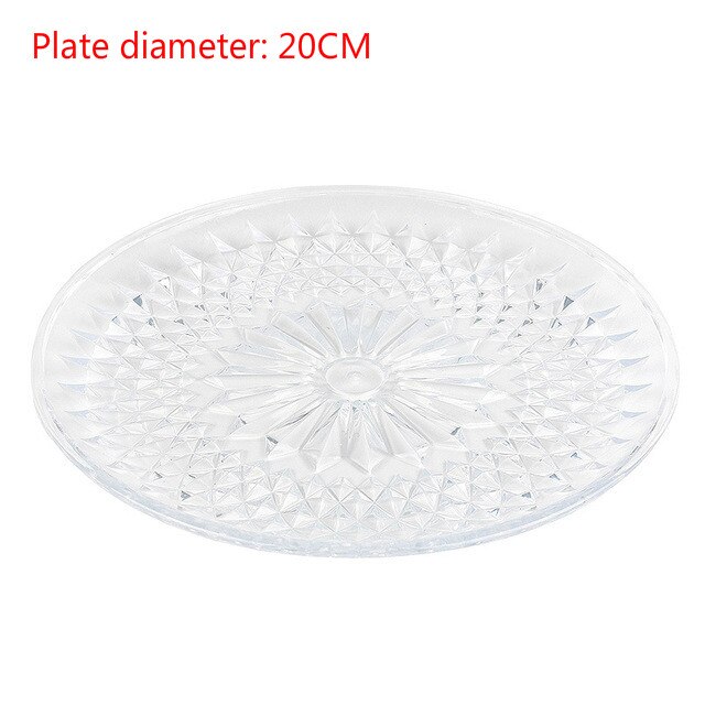 Europäischen Kuchen Stehen Obst Snack Ablage Platten 3-schicht Kunststoff Platte Hochzeit Party Lagerung Tabletts dekore: 6