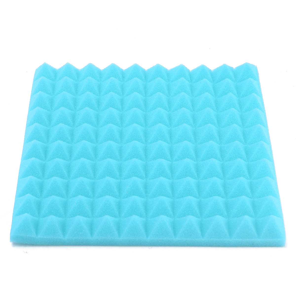 25 x 25 x 3cm lydisolert skum brannsikker akustisk skum studio lydabsorpsjon svamp musikkinstrument tilbehør: 6 stk blå