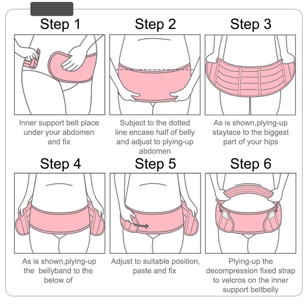 Ceinture de maternité respirante pour le soutien de la grossesse et le soulagement des douleurs dorsales