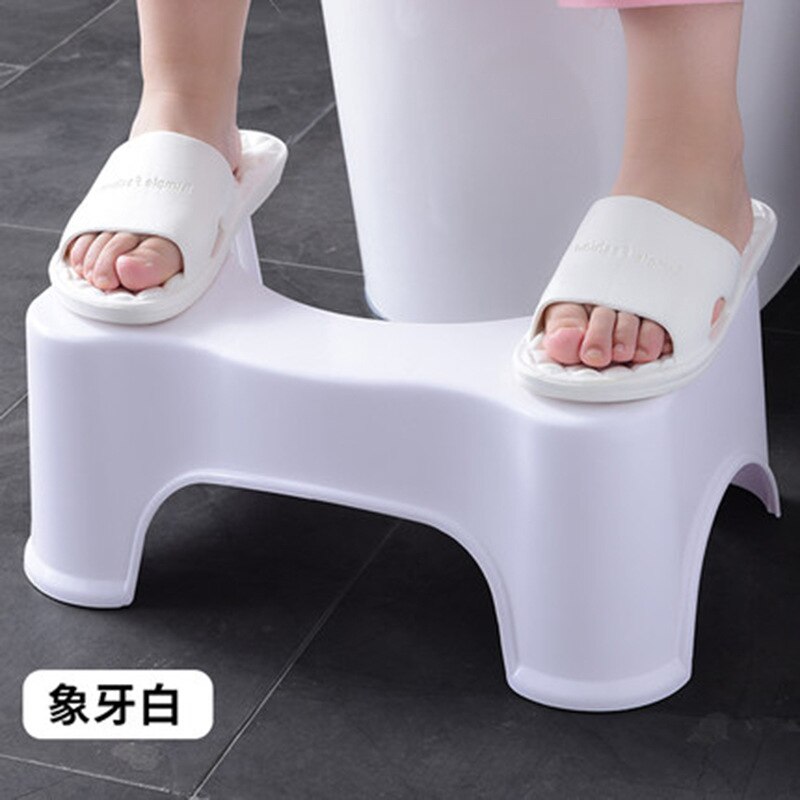 Toilet Step Stool Squatty Potty Bathroom Toilet Stool Foot Stool Bathroom Stool Toilet Squat Stool Anti Constipation Squat Aid: D