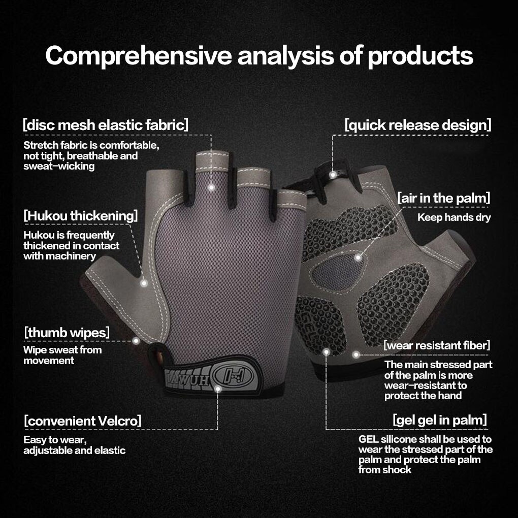 Racefiets mountainbike antislip handschoenen dames heren mtb fiets sport handschoenen wanten