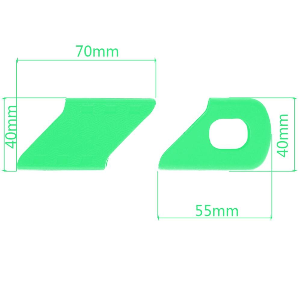 Protectores universales de silicona con tapa de manivela para bicicleta de montaña, Protector de bielas, 1 par: Verde