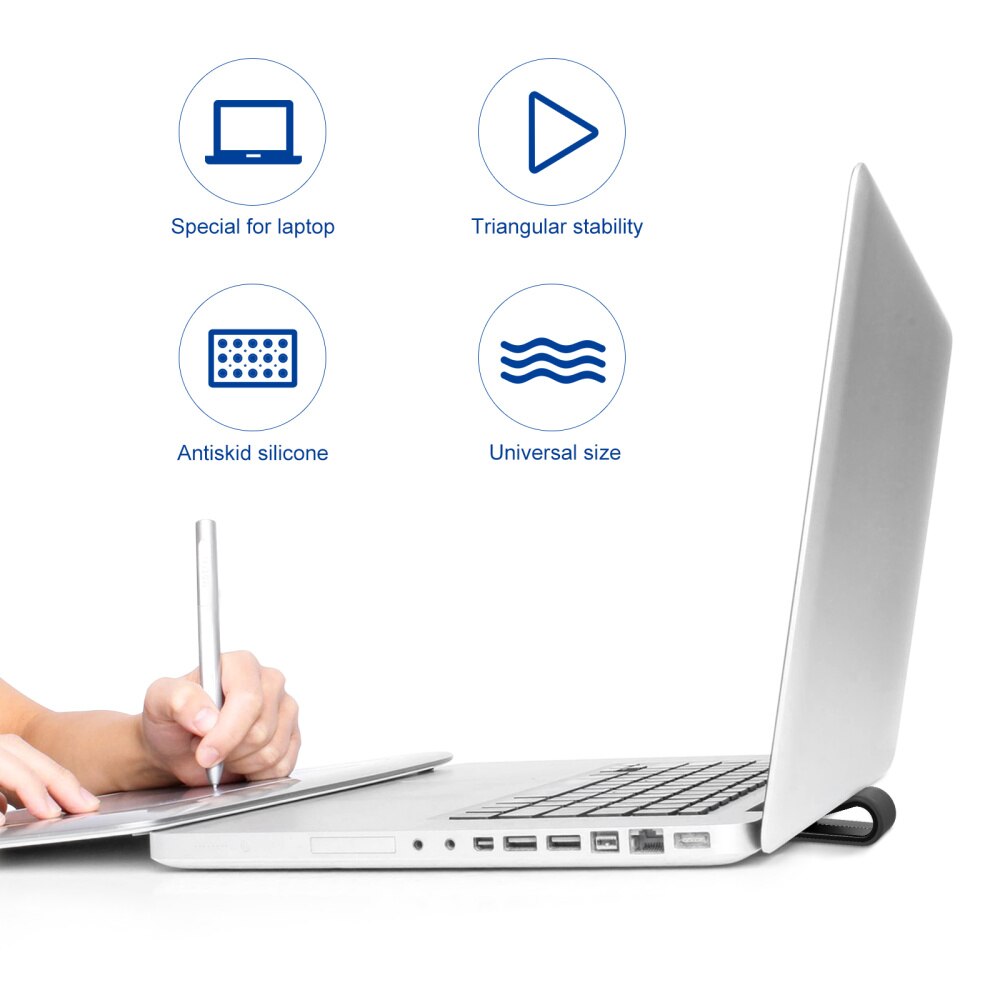 2Pcs Universal Laptop Computer Keyboard Stands Portable Notebook Elevation Riser Support Computer Keyboard Riser Office supplies