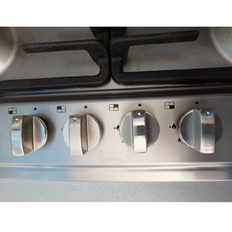 Gasfornuis Knoppen Fornuis Oven Schakelaar 6Mm Gas Fornuis Accessoires Vergadering Button Universal Silver