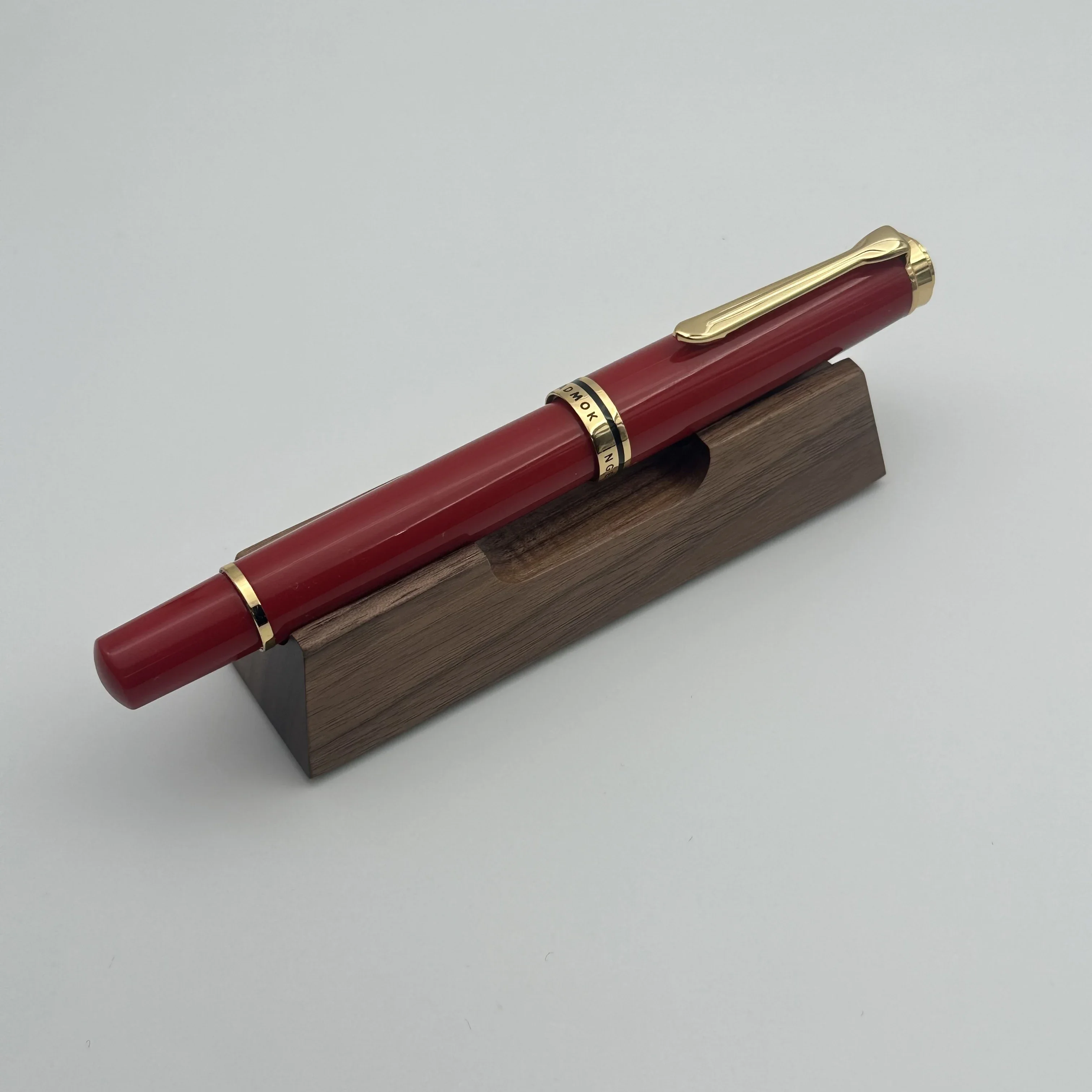 Admok M800 Pen Acrylic Piston Fountain Pen Schmidt Nib F M B 0.5 0.7 1.0MM Nib Golden Clip Writing Office Pen: Light Grey / OBB