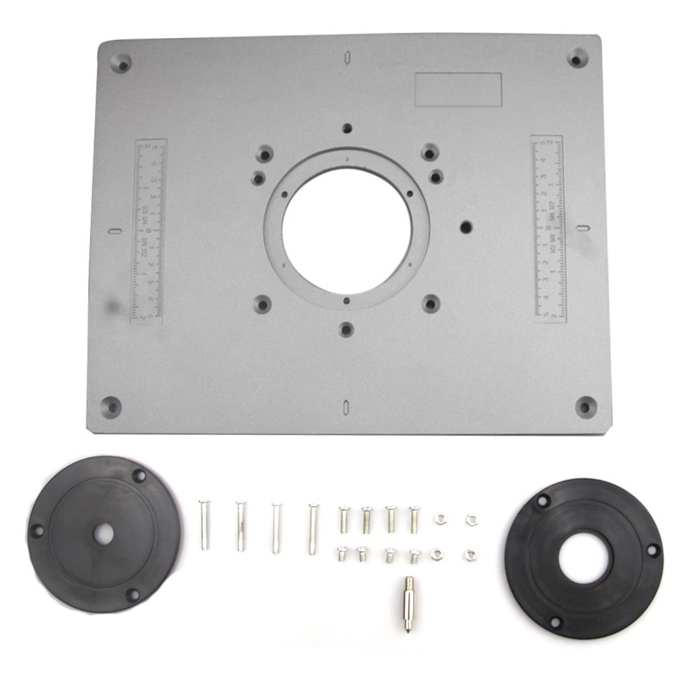 Planche à rabat pour gravure sur bois 300, réglage fin en aluminium, tondeuse bricolage bois, 235x9.5 * Machine de découpage mm