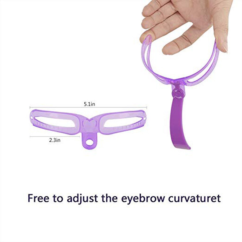 Reusable 8 in1 Eyebrow Stencil 8 Styles Eyebrow Shapes DIY Grooming Stencil Kit Shaping Grooming Eyebrow Defining Makeup Tools