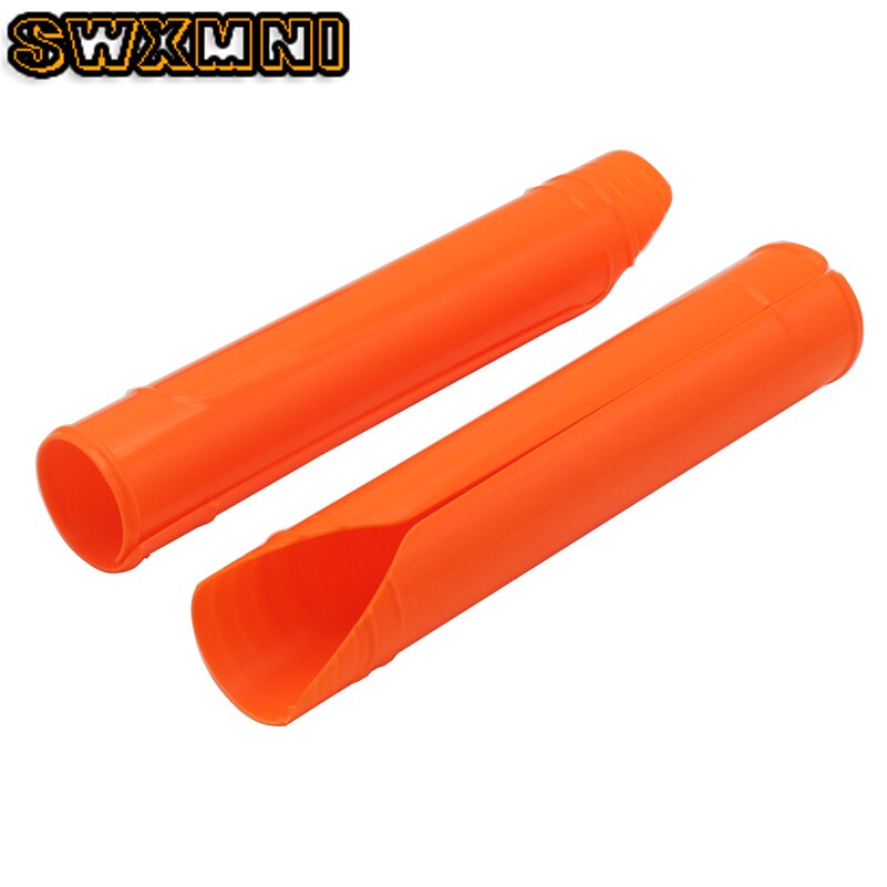 Motocykl uniwersalny widelec gumowa osłona amortyzator straż ochraniacz dla brud rower dla Yamaha dla Kawasaki dla Husqvarna: pomarańczowy