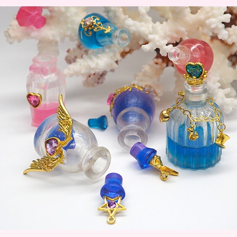 Bouteille de parfum magique en forme de Potion Mana, outils de bricolage artisanal, moule en résine époxy en Silicone pour