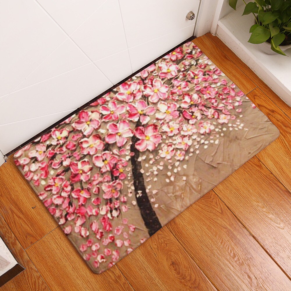 40x60 cm tapis mur Art abstrait moderne peinture à l'huile cuisine tapis paillassons caoutchouc tapis de sol anti-dérapant Tapete pour salon: G