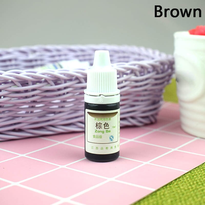 Verven Pigment Slime Kristal Modder Uv Hars Verven Water Olie Dual Gebruik Pigment Diy Craft Pr: Dark Gray