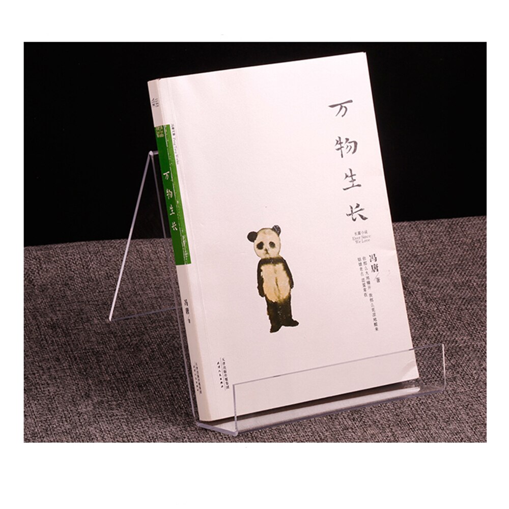 1 stks Transparantie Acryl Boekensteunen Acryl Boek Display Stand voor A4/A5 BOEK