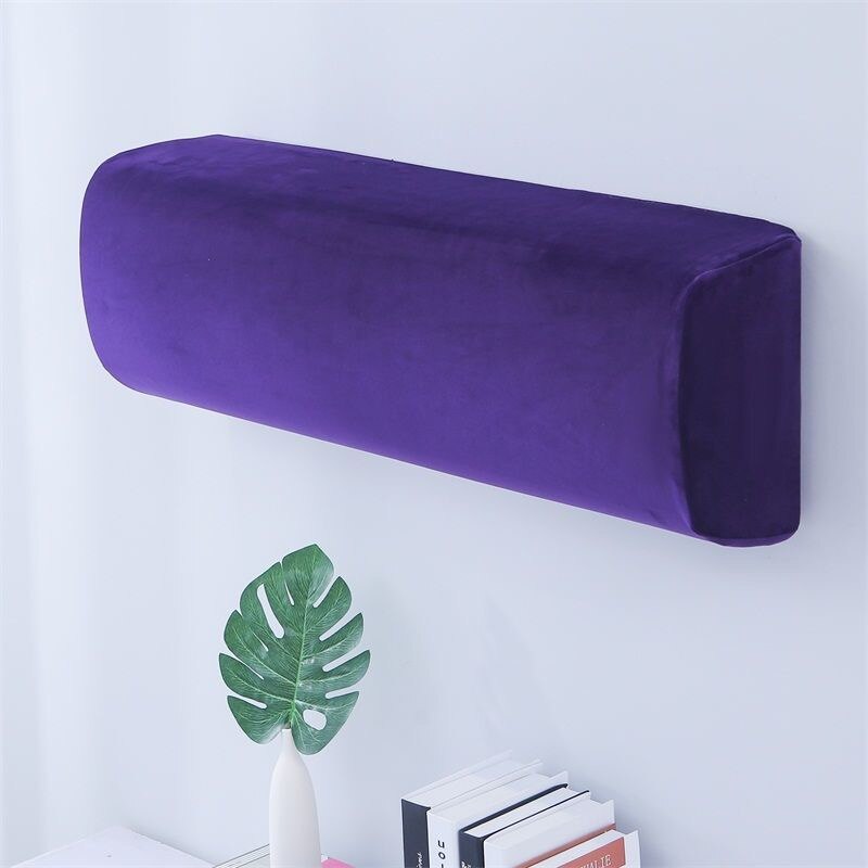 Cubierta universal para aire acondicionado, cubierta AUX montada en la pared, tela a prueba de polvo, en múltiples colores, adecuada para 1P 1,5 P: purple