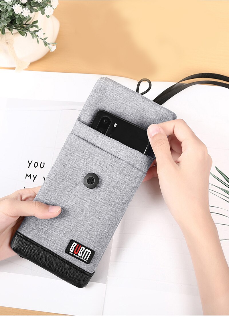 Acoki telefon komórkowy saszetka na szyję portfel, torba Crossbody sport zakupy torebka na telefon komórkowy paszport podróże uchwyt etui dla mężczyzn i kobiet