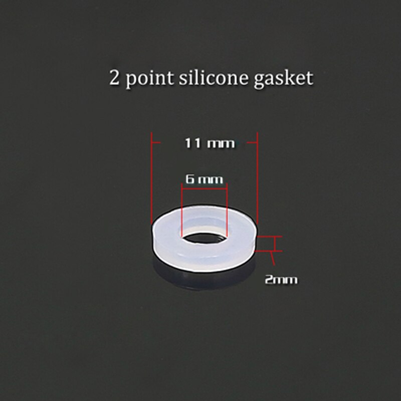 10 PCS DN8/10/15/20/25/32/40 Silicone Gasket Flat Sealing Washer Spacer For 1/4" 3/8" 1/2" 3/4" 1" 1-1/4" 1-1/2" BSP NPT Fitting: DN8