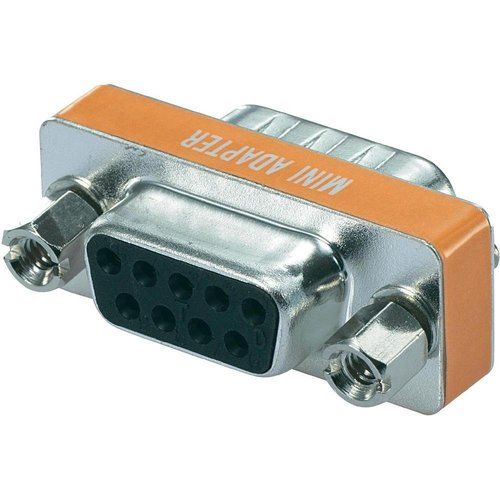Adaptador Null-Modem DB9 hembra-hembra Gris
