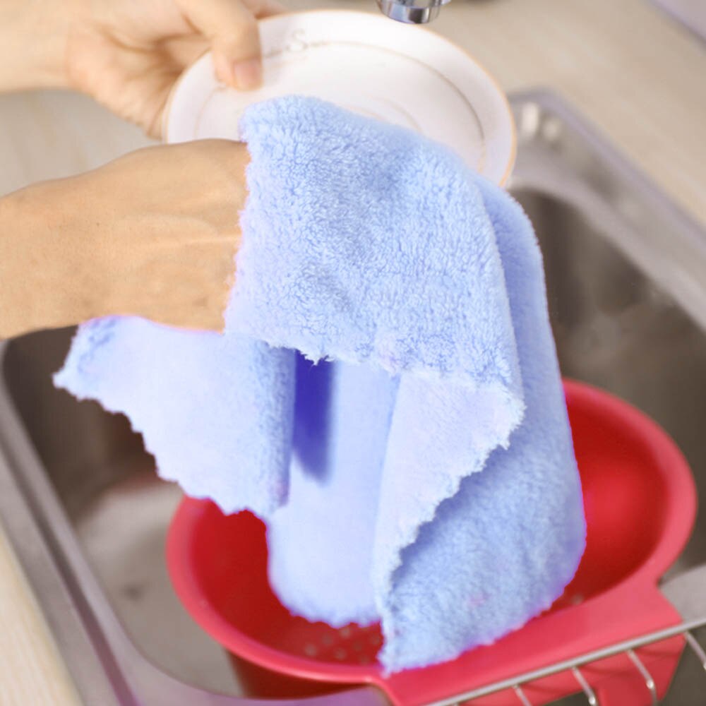 Puhdistusliina imukykyinen ja nukkaamaton keittiööljytön pyyhe pöytäpyyhe kotitalouksien astianpesu hankaustyyny cosas de cocina