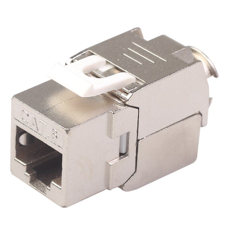 Network Interface,Rj45 Jack Network Cable Interface Rj45 Shielded Keys Tone Ethernet Module Jack Suitable for Cat6 Cable: Default Title