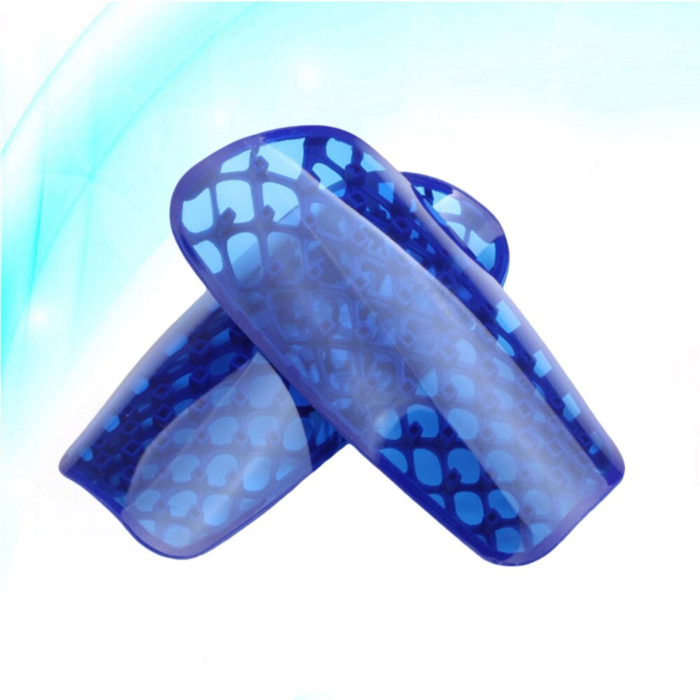 1 Pair Lightweight Breathable Football Calf Protector Hollow Sports Gear Soccer Equipment for Adult(Blue): Default Title