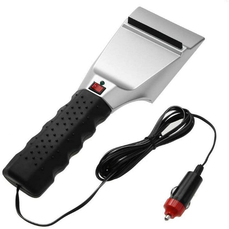 12V Elektrische Verwarmde Auto Ijskrabber Automobiles Winter Auto Accessoires Sneeuwruimen Schop Voorruit Ontdooien Schoon Gereedschap: Default Title