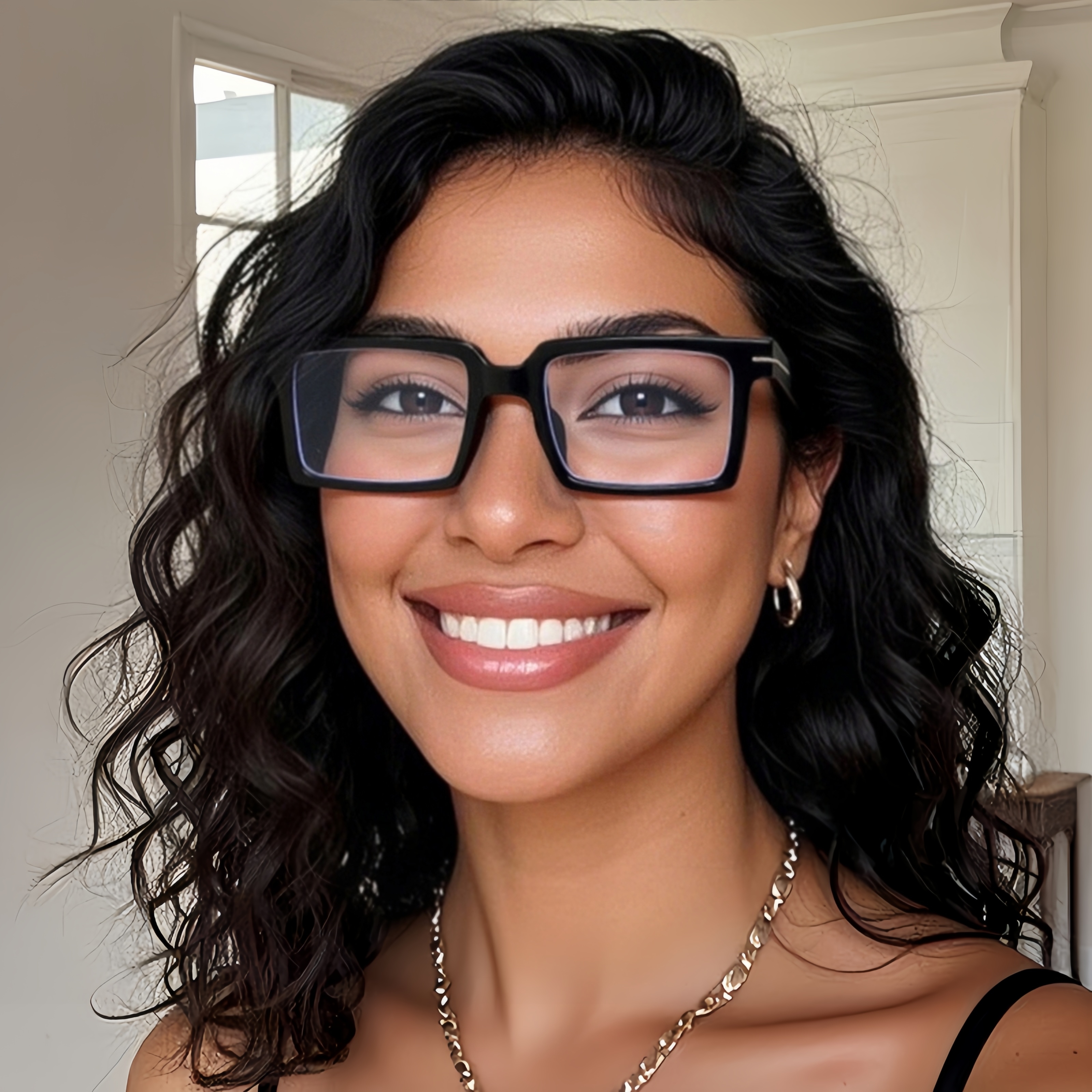 European and American fashionable square frame glasses, daily decoration for men and women, anti-blue light glasses for shopping