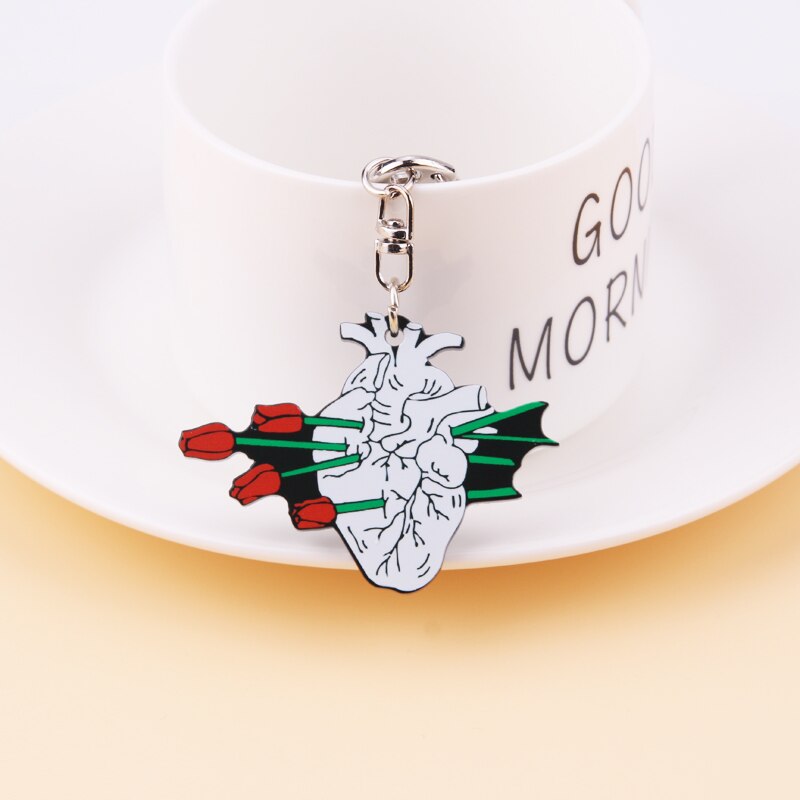 Anatomisch Hart Sleutelhanger Medische Anatomie Hart Neurologie Sleutelhanger Voor Arts En Verpleegkundige Vrouwen En Mannen Sleutelhanger Porte clef: 10