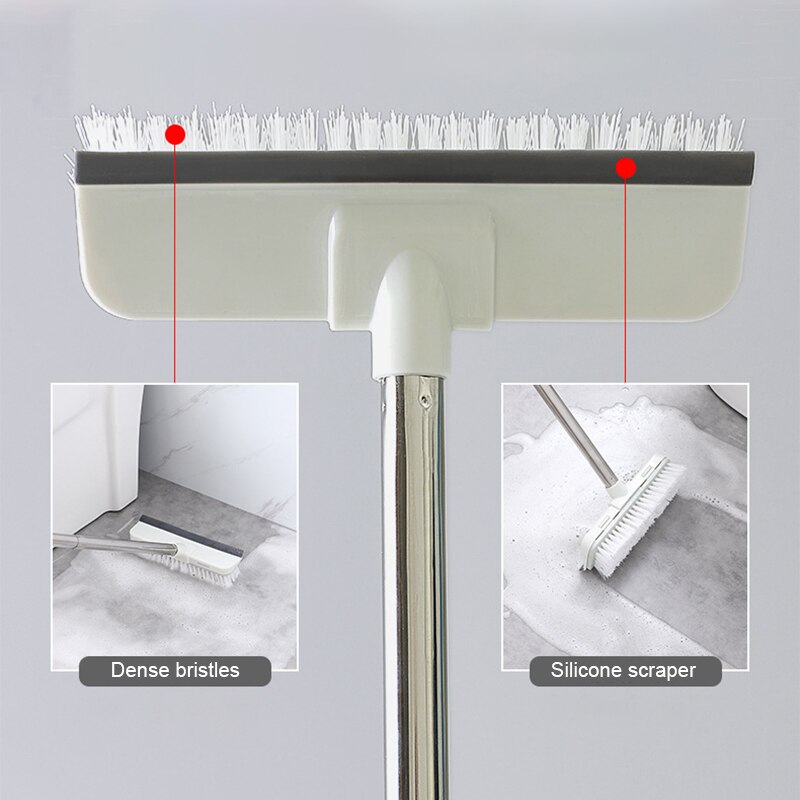 Verstelbare Vloer Borstel Thuis Wc Keramische Tegel Borstel Met Lange Handvat Badkamer Spiegel Keuken Muur Cleaning Zuigmond