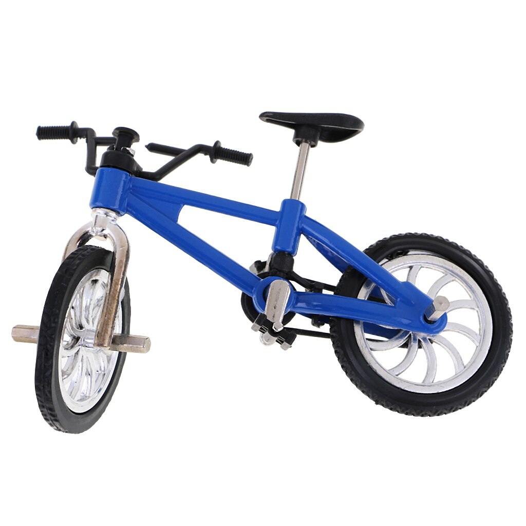 Bicicleta de Montaña de juguete en miniatura para niños, juguete de Metal coleccionable, genial, decoración de mesa de escritorio para el hogar