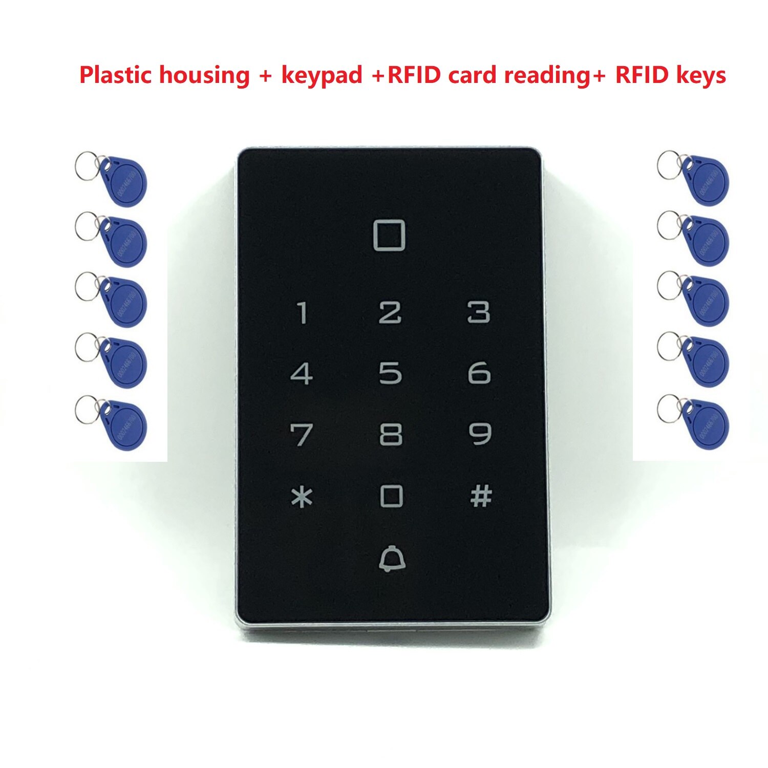 OTPS waterproof standalone out door access control kits metal keypad touch pad wireless wifi rfid card access control system: OTP630 125KHz