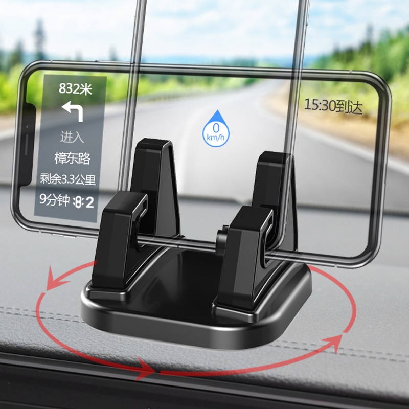 Car Phone Holder Dashoboard Smartphone Stand 360 Degree Rotation For Ford Focus 1 2 3 Fiesta Mondeo Ecosport Kuga