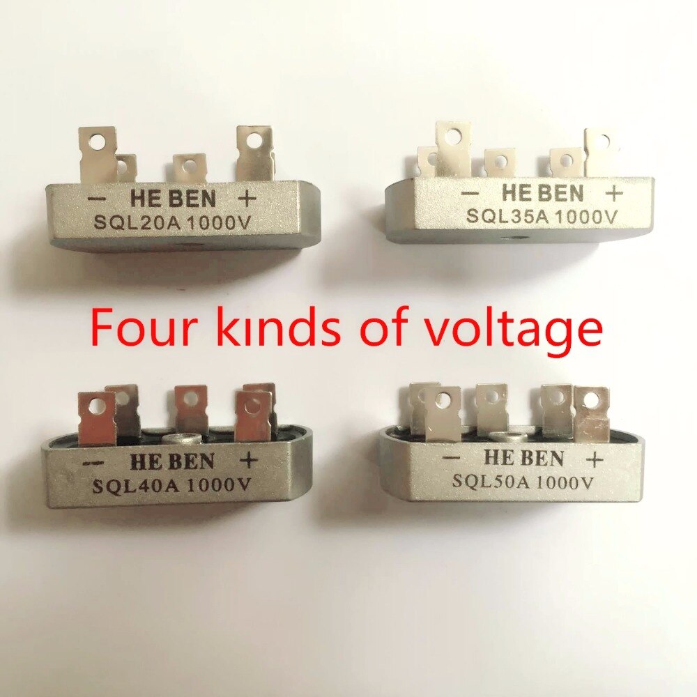 20 Stks/partij SQL20A SQL35A SQL40A SQL50A Brug Gelijkrichter 3 Fase Diode 20A/35A/40A/50A Amp 1000V Brand