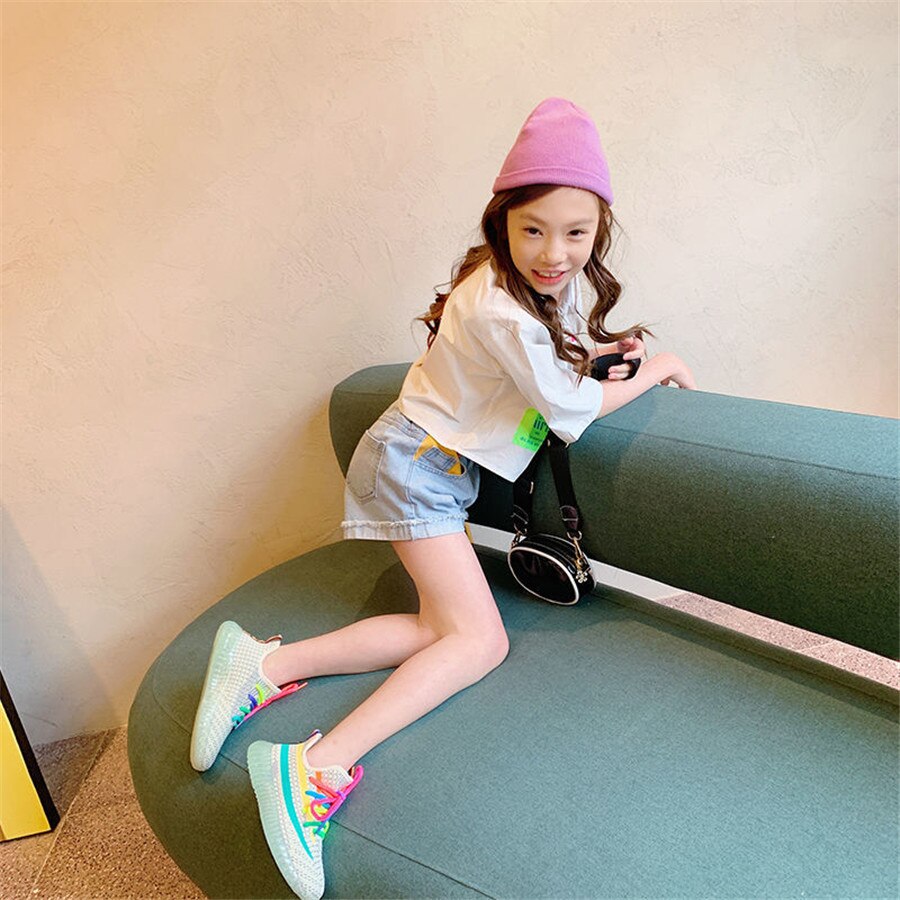 Kids Shorts for Girls Shorts Children Denim Short Pants Jeans Summer Casual Teenage Short Pants 10 12 13 Year