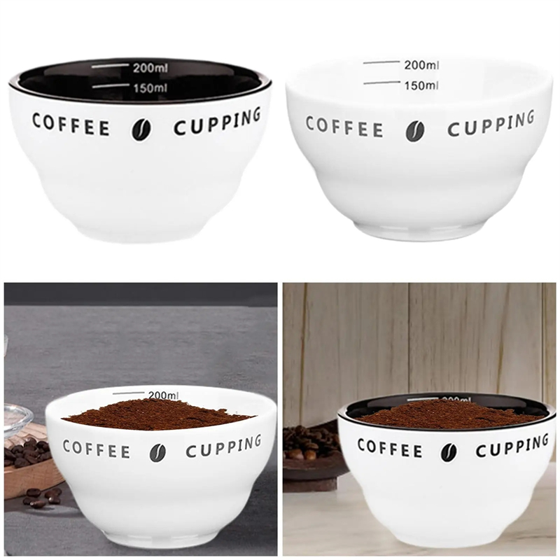 Taza de café A19F, taza medidora de 200Ml apilable con escala, tazón de degustación de café, taza medidora de café
