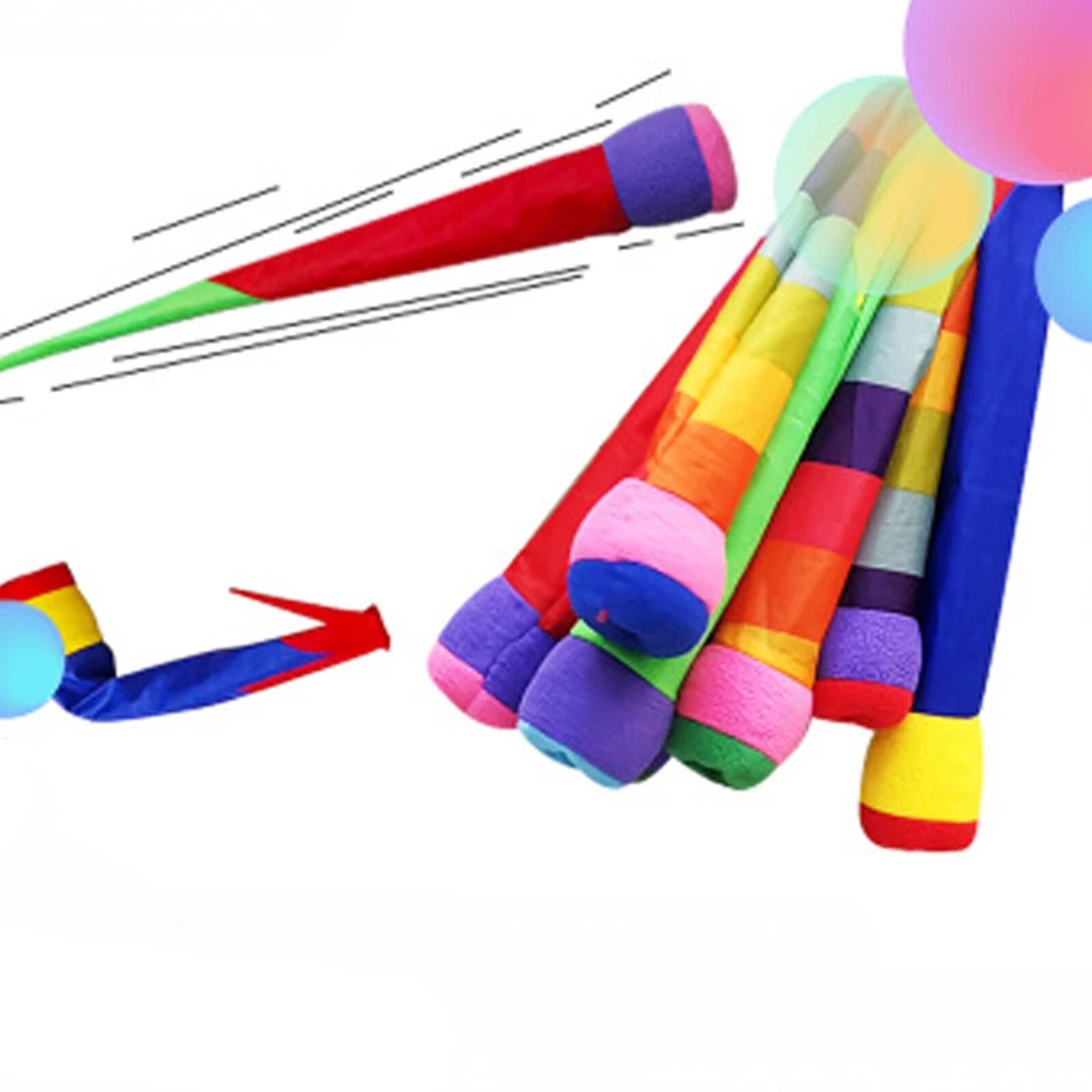 Hand Throwing Ribbon Rainbow Ball Sandbags Bag Children Outdoor Game decorations kids Rose gold pink silver blue 0-9 Digit ball