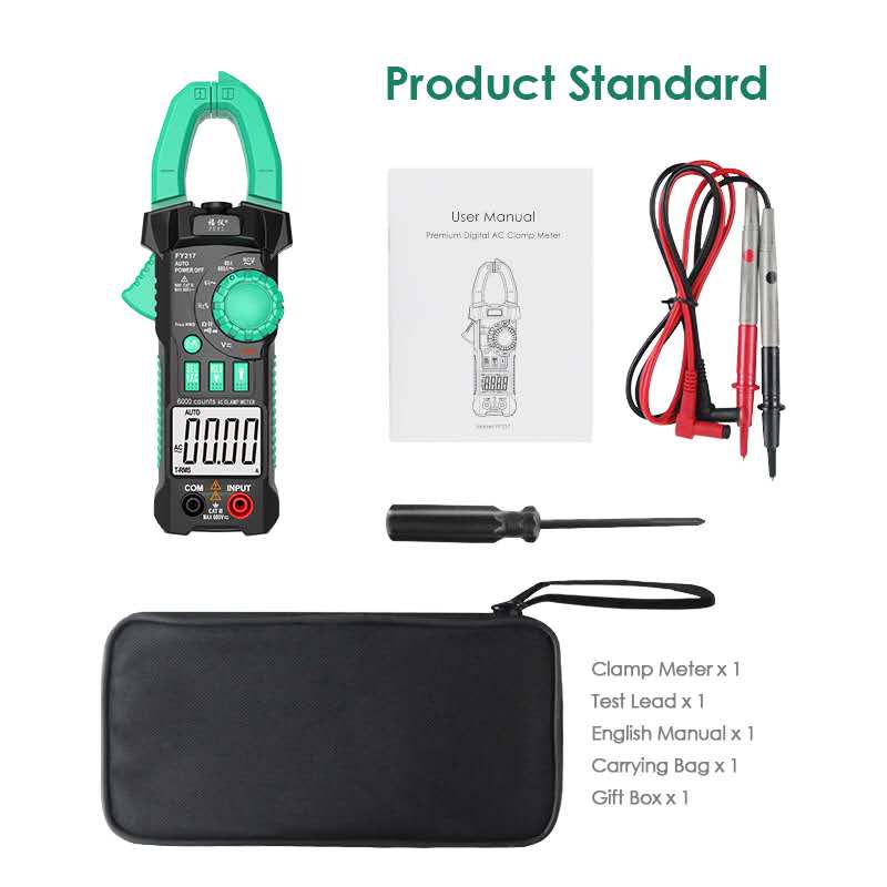 True RMS Multimeter Clamp Digital Clamp Meter AC/DC Clamp Meter Current Voltage Auto Range NCV Non Contact alicate amperimetro
