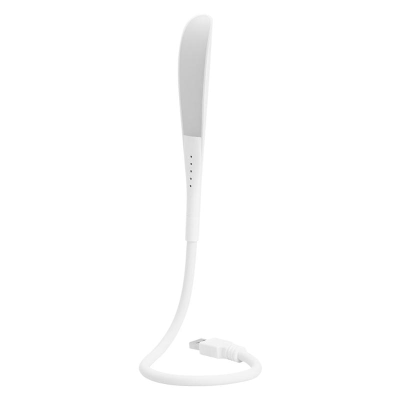 14 led-lampor rör mini usb-lampa läslampa för bärbar dator stationär usb konstiga datortillbehör: Vit