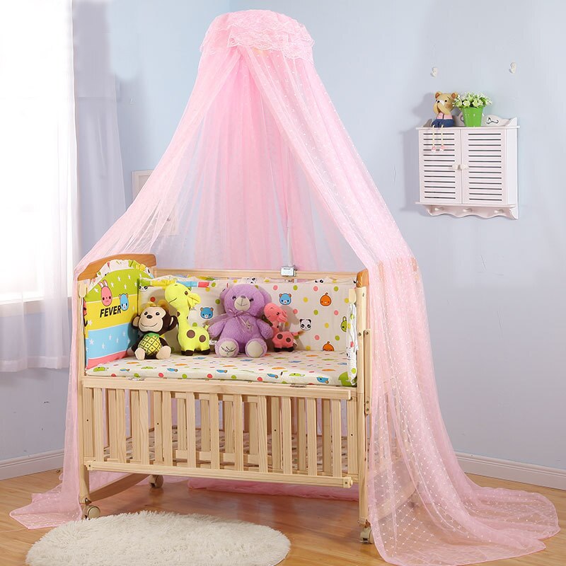 Baby Bett Hängen Baldachin Moskito Netz Prinzessin Bett Baldachin Mädchen Zimmer Dekoration Baby Krippe Netz Zelt freundlicher Zimmer Dekor Baldachin: Rosa