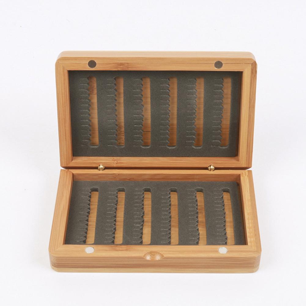 Boîte Rangement Leurres Pêche Mouche Double Face - Boucle Magnétique ABS